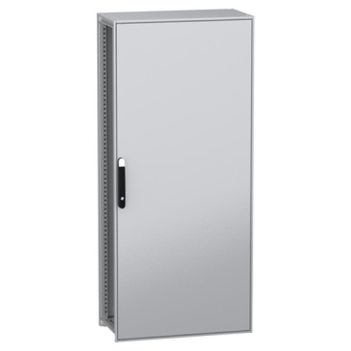 Armário elétrico modular de montagem no chão, PanelSeT SFN, aço descarbonizado,platina, 1800x800x400mm, IP55