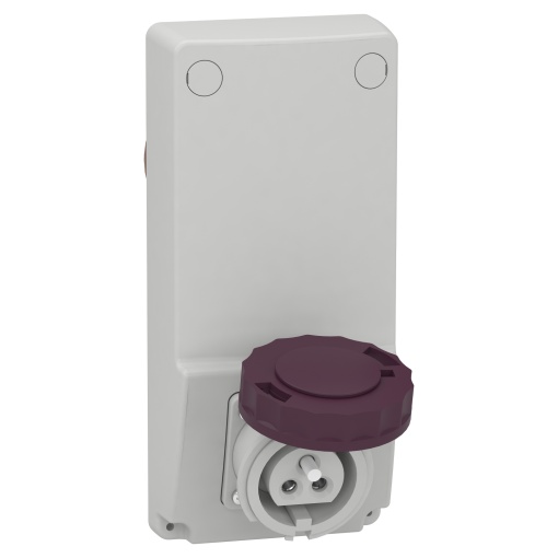 Tomada com encravamento, Mureva PK, 16 A, 2 polos, 230 V, IP65