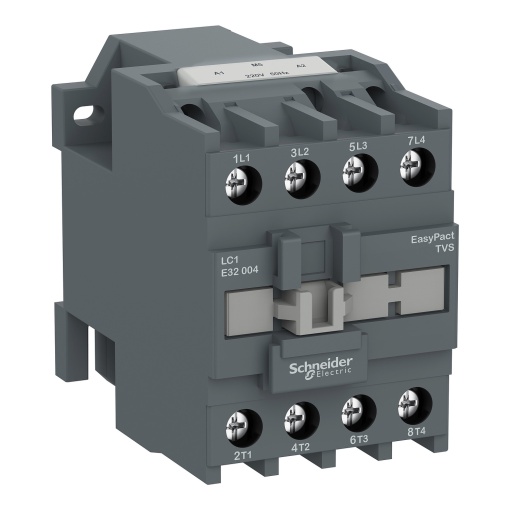 Contator, controle fácil TeSys, LC1E, 4P 4NO, AC-1 40A, 230V
