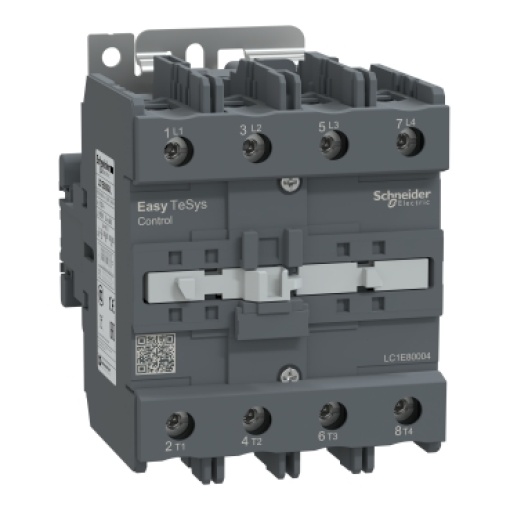 Contator, controle fácil TeSys, LC1E, 4P 4NO, AC-1 100A, 240V