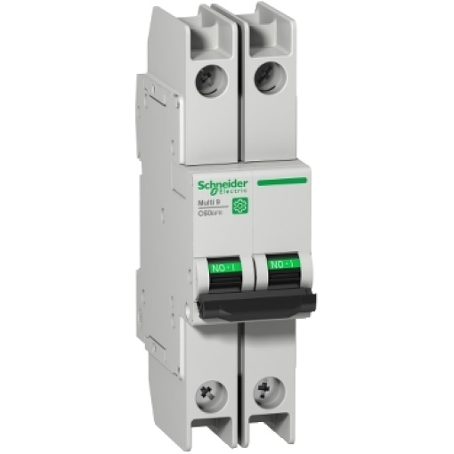 Multi9 - Disjuntor C60BPR, 2P, 2A, curva C, 10kA UL489, 10kA IECEN 60947-2