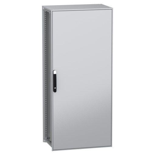 Armário elétrico modular de montagem no chão, PanelSeT SFN, aço descarbonizado,platina, 1800x800x500mm, IP55