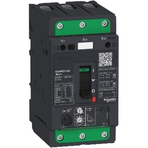 TeSys GV4 - disjuntor magneto-térmico - 25A 3P - com Everlink