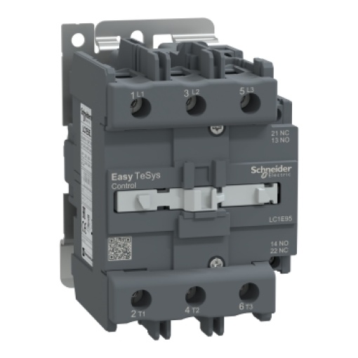 Contator, controle fácil TeSys, LC1E, 3P 3NO, AC-3AC-3e,  440 V, 95 A, bobina 48 V CA, 5060 Hz