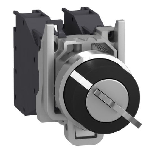 Seletor completo, Harmony XB4, Atmosfera explosiva, Interruptor de chave 455 com 2 posições livres à esquerdadireita