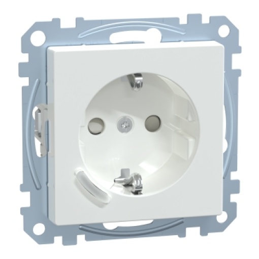 M-elegance  - Tomada encastrar Wiser - Branco Ativo