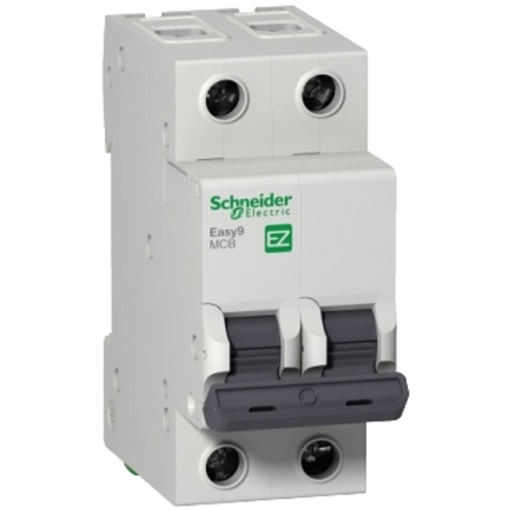 Easy9, disjuntor 2P, 32A, curva C, 6000A IECEN 60898-1