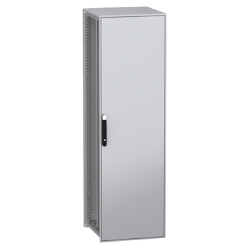 Armário elétrico modular de montagem no chão, PanelSeT SFN, aço descarbonizado,platina, 2000x600x600mm, IP55