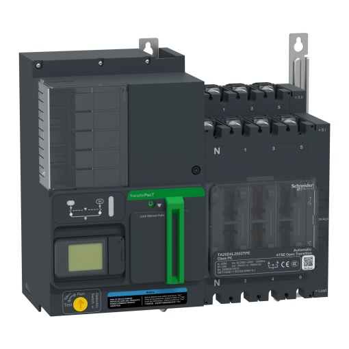TransferPacT Active Automatic, 250A, 230V, 4P, tamanho 250A