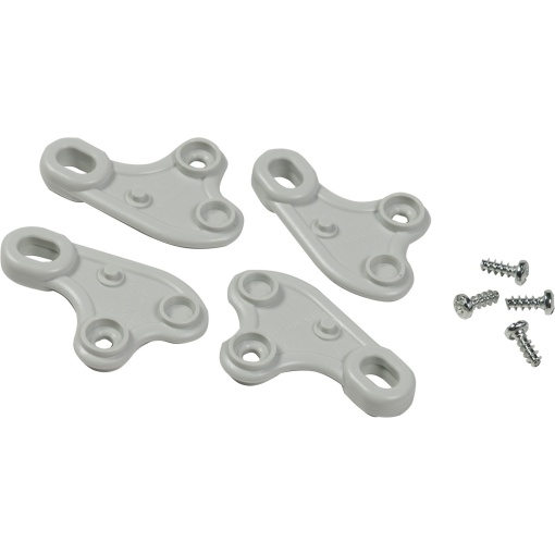 Fixing lugs in thermoplastic PC and screws. for boxes  H150xL150 mm.