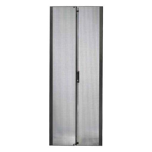 Portas Divididas Perfuradas NetShelter SX 42U 750mm de Largura em Preto