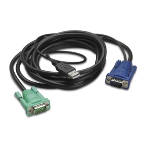 LCD de Bastidor IntegradoCabo USB KVM da APC - 10ft 3m