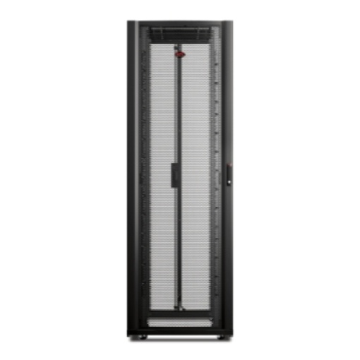 Armário de Integração em Rede NetShelter SX 48U com 750mm de Largura x 1200mm de Profundidade com Lados, em Preto