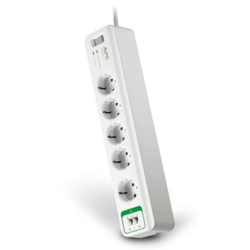 SurgeArrest Essential da APC 5 saídas com Proteção de Telefone 230V Alemanha