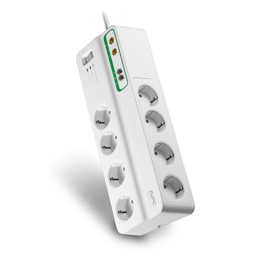 SurgeArrest Performance da APC 8 saídas com Proteção de Telefone & Coaxial 230V Alemanha