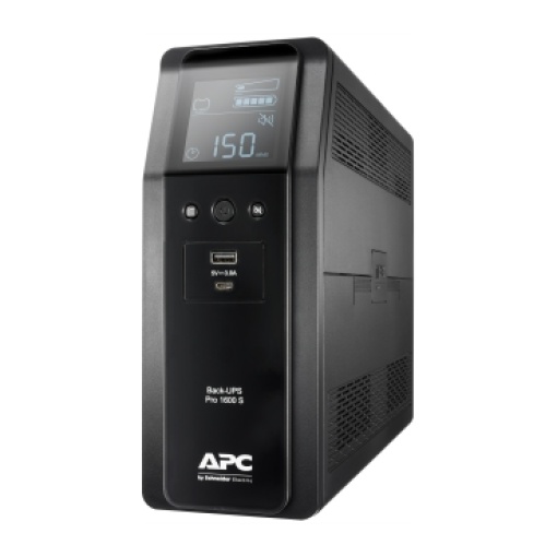 Back UPS Pro BR 1600VA, Sinewave,8 Outlets, AVR, LCD interface