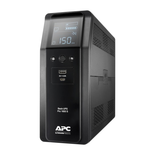 Back UPS Pro BR 1600VA, Sinewave,8 Outlets, AVR, LCD interface