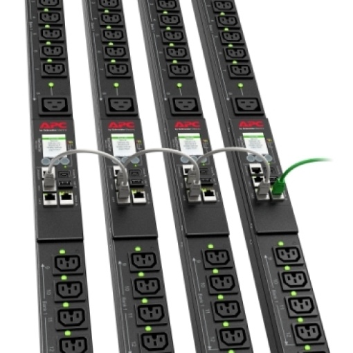 APC Rack PDU 9000 Switched, ZeroU, 16A, 230V, 21 C13 & 3 C19, IEC309 Cord
