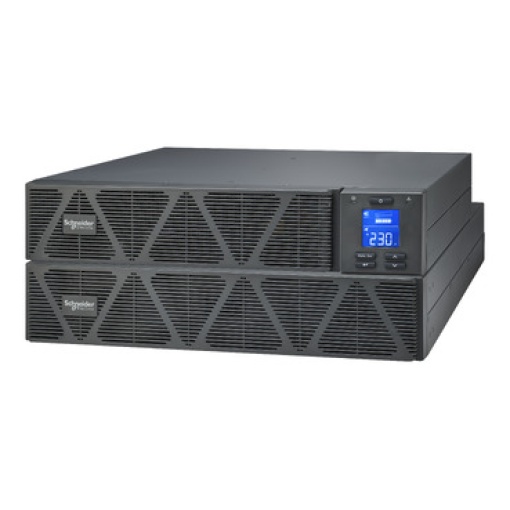 Easy UPS 1 Ph On-Line, 3kVA, Rackmount 4U, 230V, 6x tomadas IEC C13  1x IEC C19, slot para cartão inteligente, LCD, tempo de execução estendido