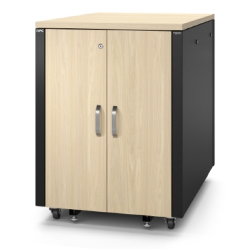 NetShelter Soundproof da APC, 17U, Armário de Bastidor de Servidor, 230V, Maple