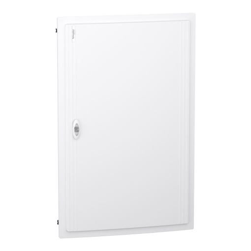 PrismaSet XS, Quadro 5 filas 24 módulos, porta branca, encastrar