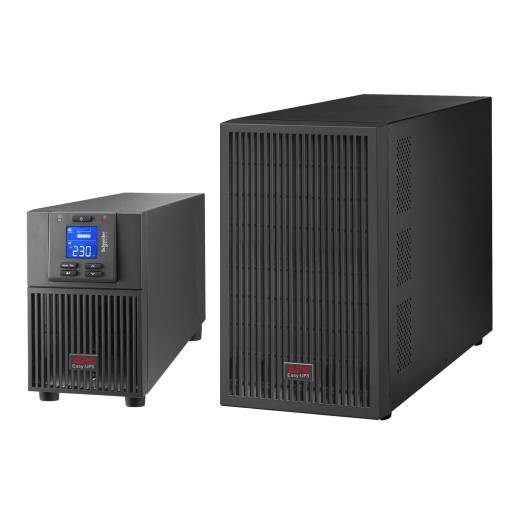 Easy UPS On-Line da APC, 2000VA1800W, Torre, 230V, 4x saídas IEC C13, Ranhura para Placa Inteligente, LCD, Autonomia Alargada