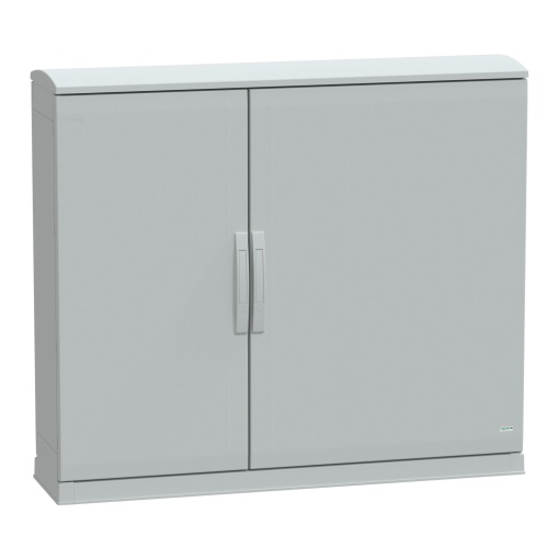Floor standing encl.polyester vers.PLAZT wopen plinthcanopy 1000x1250x320 IP44