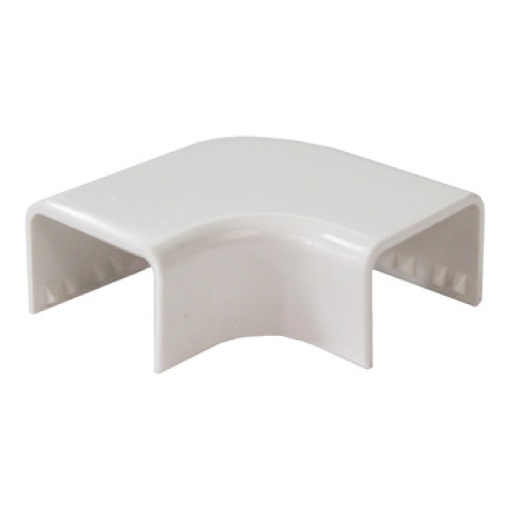 Dexson - ângulo plano 90 - 20x12 mm - ABSPC - branco