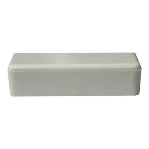 Dexson - stop end - 32x12 mm - ABSPC - white