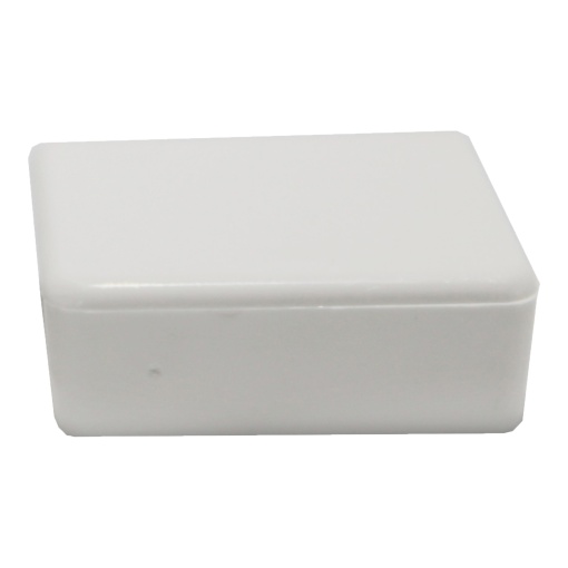 Dexson - stop end - 25x25 mm - ABSPC - white