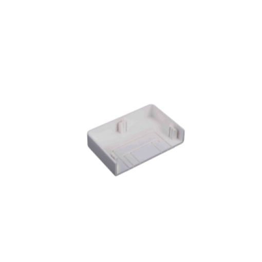 Dexson - stop end - 60x40 mm - ABSPC - white
