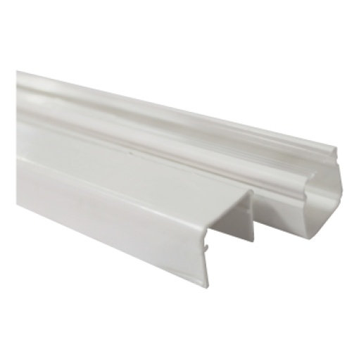 Dexson - mini trunking - 20x20 mm - 1 compartment - wo adhesive - PVC - white