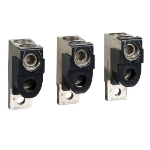 3 bornes para 2 cabos 50-120mm2  separador de fases NSX100250 INVINS