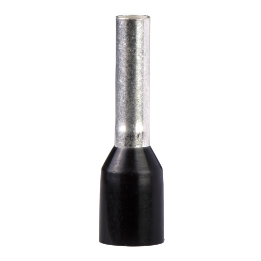 ponteira simples  tamanho curto  1,5 mm2 - preto