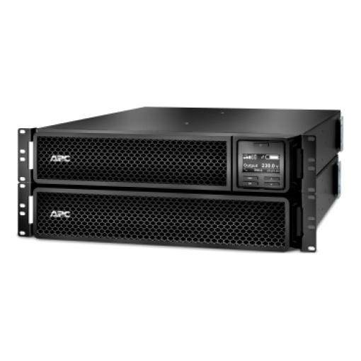 APC Smart-UPS On-Line, 3kVA, montagem em bastidor 2U, 230V, 8x C132x C19 tomadas IEC, placa de rede, autonomia alargada, com kit de calhas