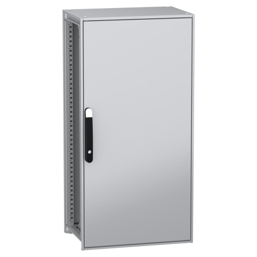 Armário elétrico modular de montagem no chão, PanelSeT SFN, aço descarbonizado,platina, 1200x600x400mm, IP55
