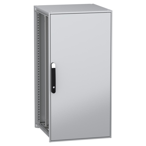 Armário elétrico modular de montagem no chão, PanelSeT SFN, aço descarbonizado,platina, 1200x600x600mm, IP55