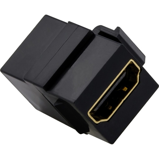 Conector HDMI, Merten, Keystone, preto