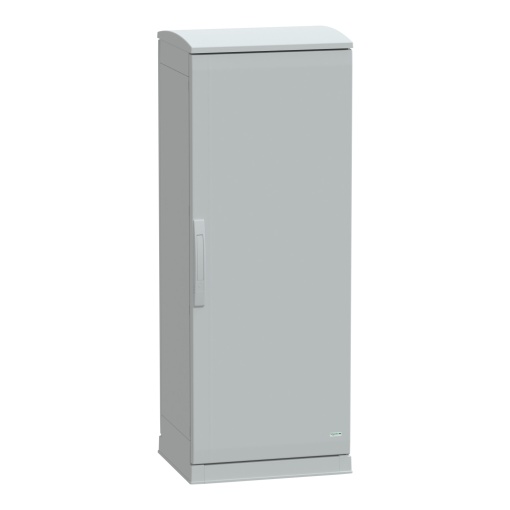 Floor standing encl.polyester vers.PLAZT wopen plinthcanopy 1250x500x420 IP44