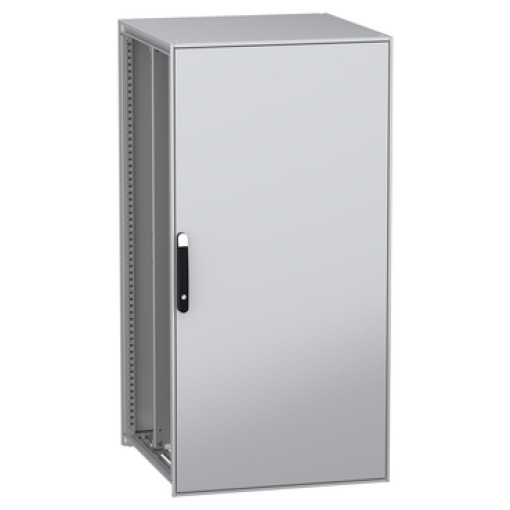 Armário elétrico modular de montagem no chão, PanelSeT SFN, aço descarbonizado,platina, 1600x800x800mm, IP55