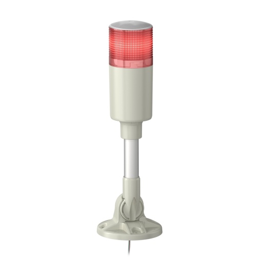 Baliza de sinalização monolítica, Harmony fácil XVG, 60mm, vermelho, luz fixa, montagem em tubo de alum. curto e suporte dobrável, IP40, 220...240V CA