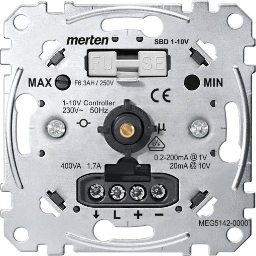 Potenciômetro eletrônico 1-10 V, Merten