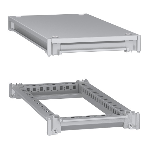 Estrutura inferior e superior, PanelSeT SFN, para invólucro elétrico W300 D600mm, cobertura incluída
