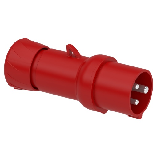 Ficha PratiKa - reta - 16 A - 2P  E - 380...415 V CA - IP44