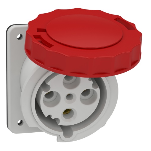 PratiKa industrial socket - 63 A - 3P  E - 380...415 V AC - IP67