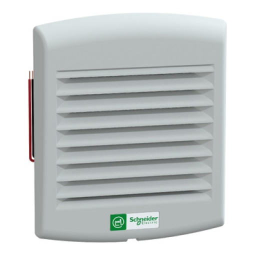 Ventilação forçada ClimaSys. IP54, 38m3h, 24V DC, com grelha de saída e filtro G2