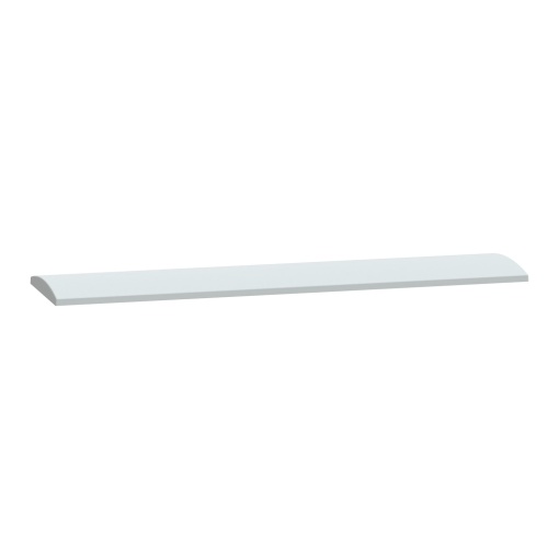 Tejadilho de poliéster para armário PLA W1250xD320 mm