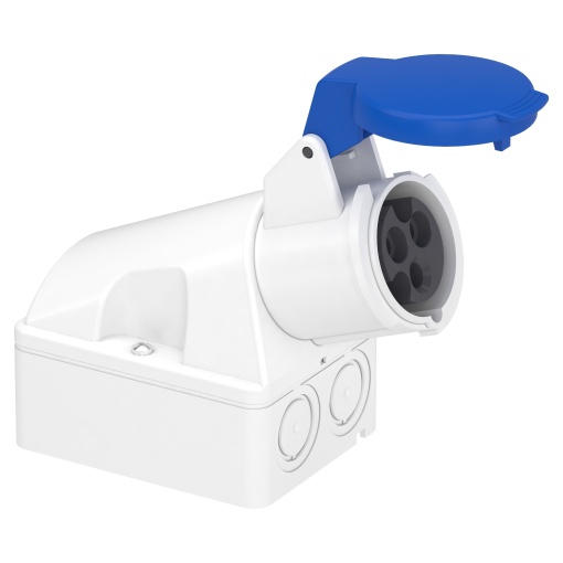 PratiKa industrial socket - 16 A - 2P  E - 200...250 V AC - IP44