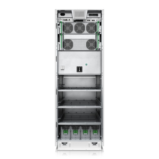 UPS Galaxy VS de 10 kW 400 V, 1 série de baterias modulares inteligentes internas de 9 Ah, expansível para 4, arranque 5x8