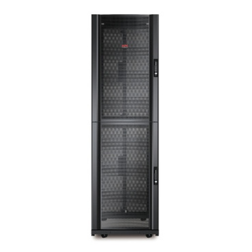 Armário NetShelter SX em colocalização 2x20U com 600mm da Largura x 1070mm de Profundidade com Lados, em Preto